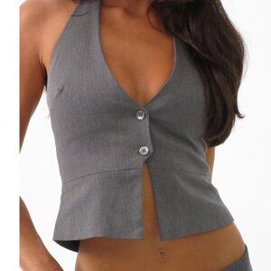 NWT Tiger Mist TRISTAN VEST - GREY - XS